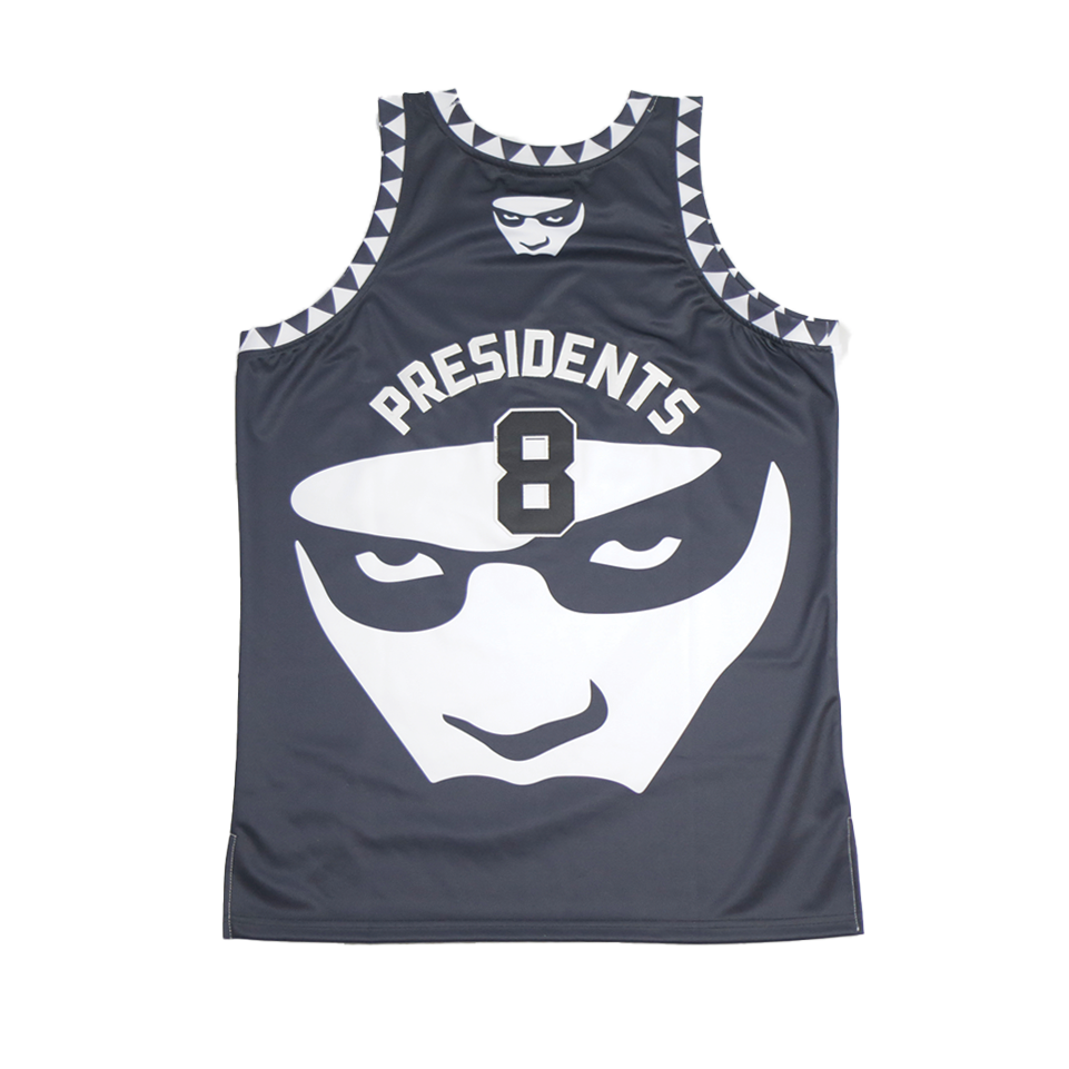 WHITE DEAD PRESIDENTS BASKETBALL JERSEY - Allstarelite.com