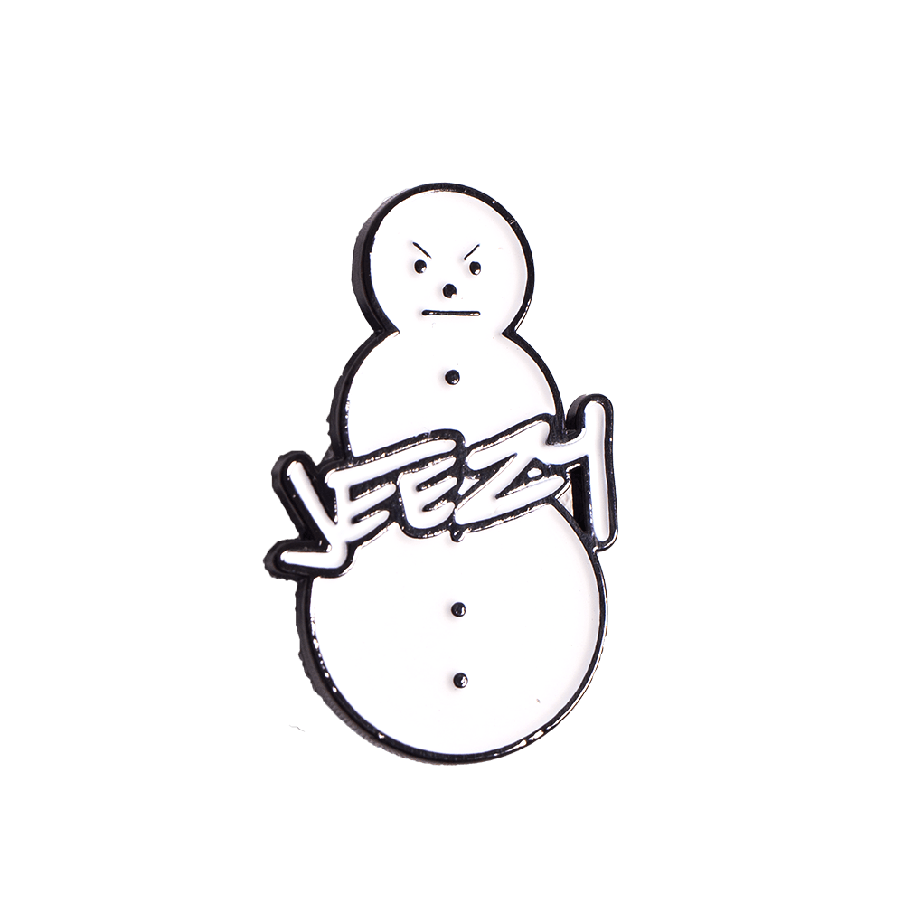 WHITE JEEZY PIN - Allstarelite.com