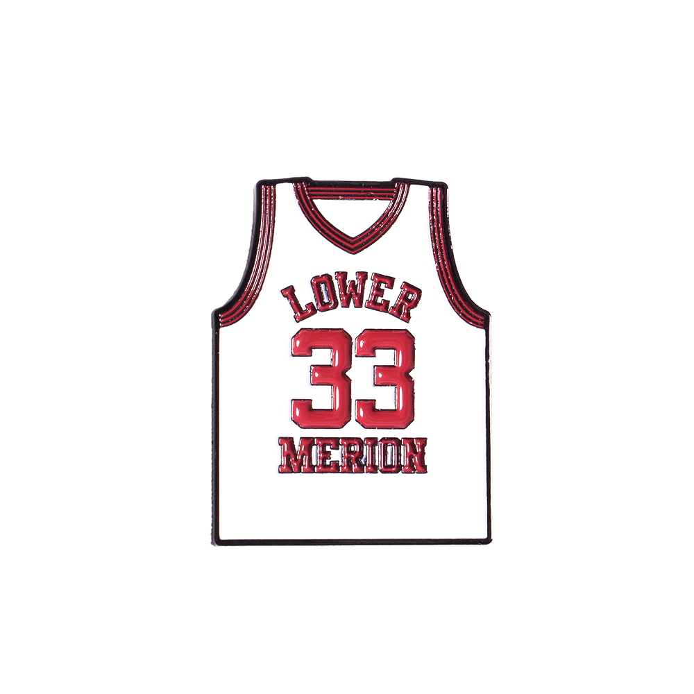 WHITE LOWER MERION JERSEY PIN - Allstarelite.com