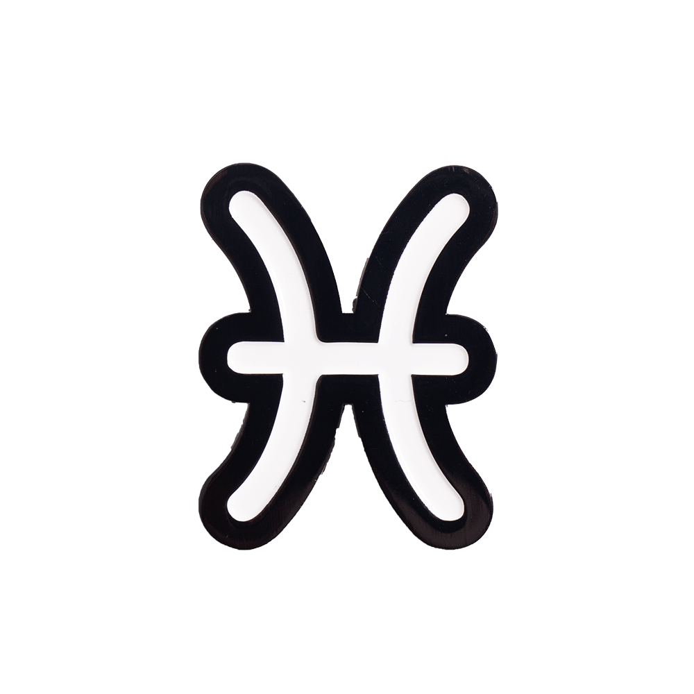 WHITE PISCES PIN - Allstarelite.com