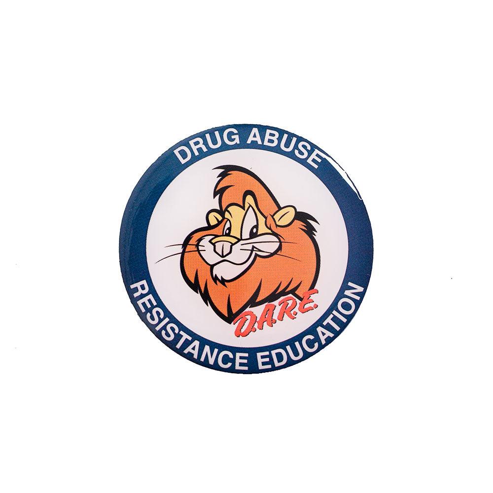 WHITE/BLUE/BROWN DRUG ABUSE RESISTANCE EDUCATION PIN - Allstarelite.com