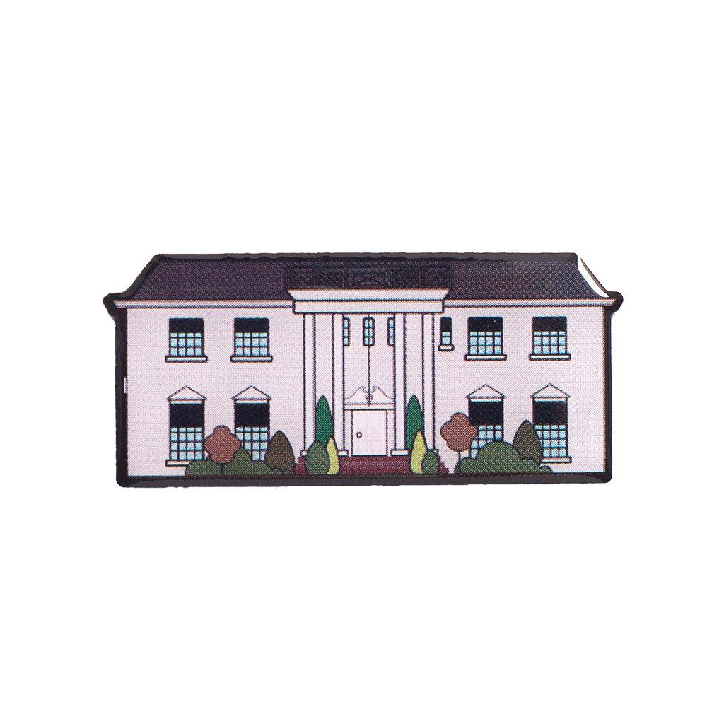 WHITE/GREEN HOUSE PIN - Allstarelite.com