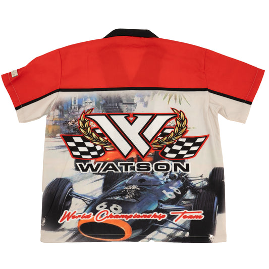 WATSON WORLD CHAMPION TEAM SILK SHIRT (RED)