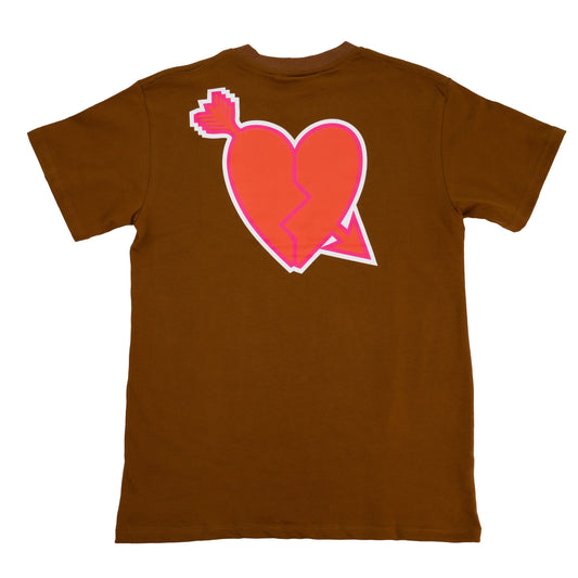 WATSON BROKEN HEARTS TSHIRT (BROWN)