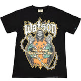 WATSON RIOTS ON ROULETTE T-SHIRT (BLACK)