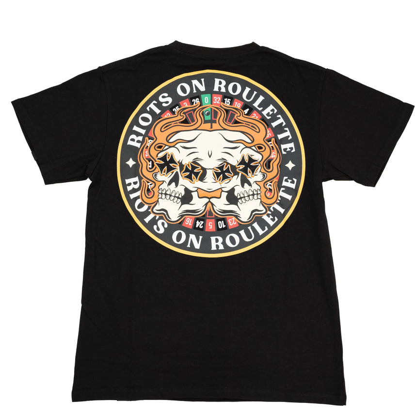 WATSON RIOTS ON ROULETTE T-SHIRT (BLACK)
