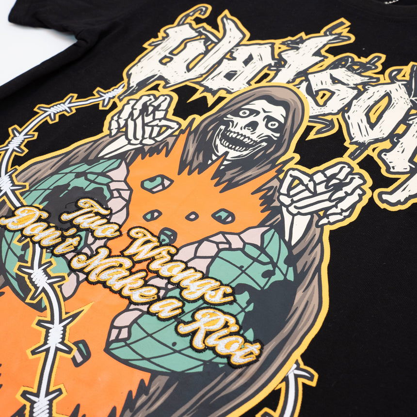 WATSON RIOTS ON ROULETTE T-SHIRT (BLACK)