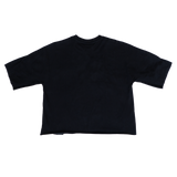 WATSON PINK SKULL CROPPED T-SHIRT (BLACK)