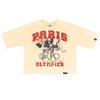 WATSON PARIS CROPPED T-SHIRT (CREAM)