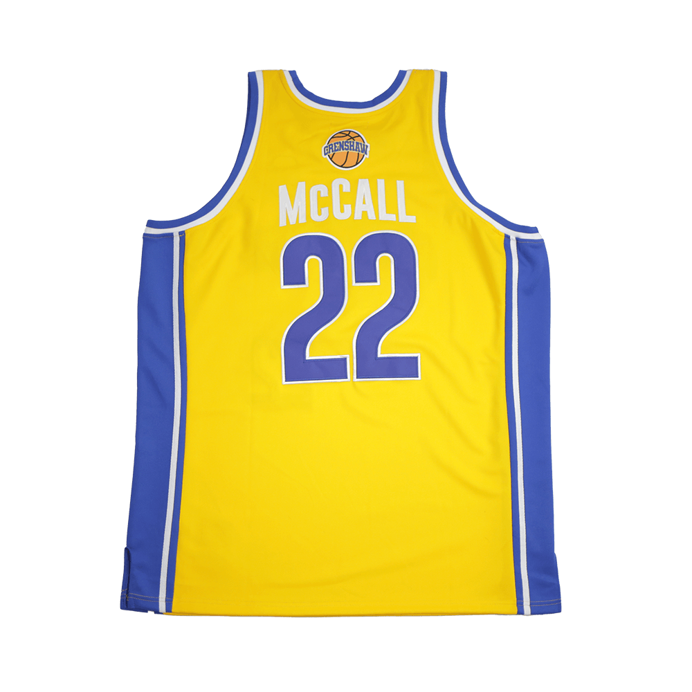 YELLOW CRENSHAW MCCALL JERSEY - Allstarelite.com