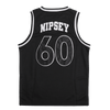 YOUTH BLACK NIPSEY HUSSLE VICTORY LAP BASKETBALL JERSEY - Allstarelite.com