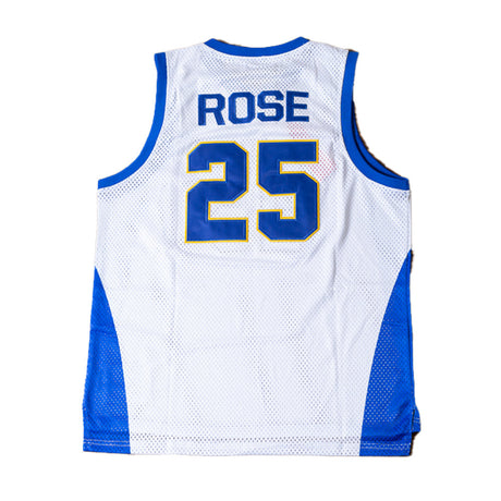 YOUTH DERRICK ROSE WHITE HS BASKETBAL JERSEY - Allstarelite.com