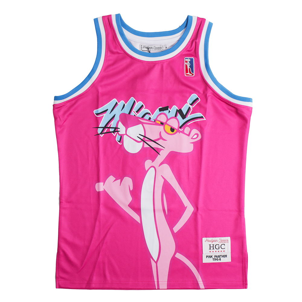 YOUTH PINK PINK PANTHER BASKETBALL JERSEY - Allstarelite.com