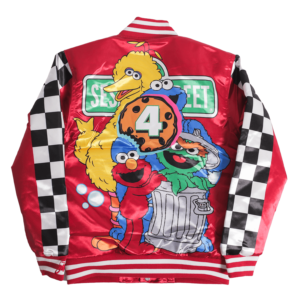 YOUTH SESAME SATIN JACKET RED - Allstarelite.com