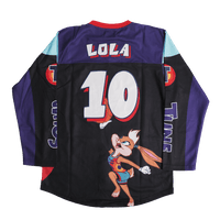 YOUTH TUNESQUAD LOLA BUNNY HOCKEY JERSEY BLACK