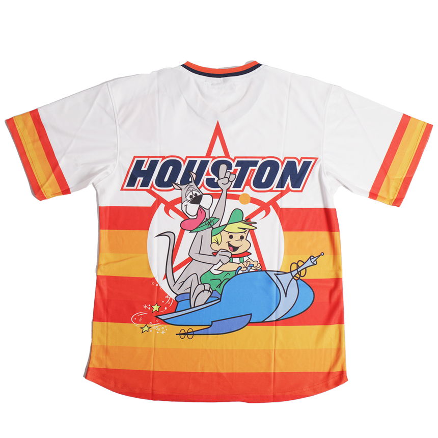 HOUSTON ELROY JETSON PRACTICE BASEBALL JERSEY