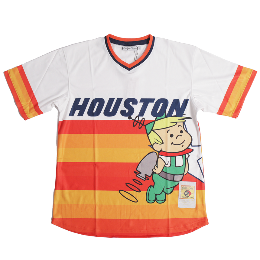 HOUSTON ELROY JETSON PRACTICE BASEBALL JERSEY