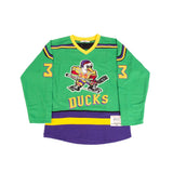 MIGHTY DUCKS GOLDBERG HOCKEY JERSEY GREEN - Allstarelite.com