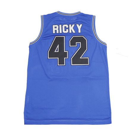 Ricky Boyz In The Hood Blue Basketball Jersey - Allstarelite.com