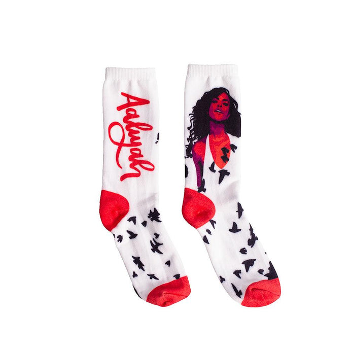 Aaliyah White Socks - Allstarelite.com