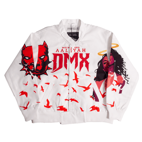 AALIYAH X DMX WORK JACKET WHITE - Allstarelite.com