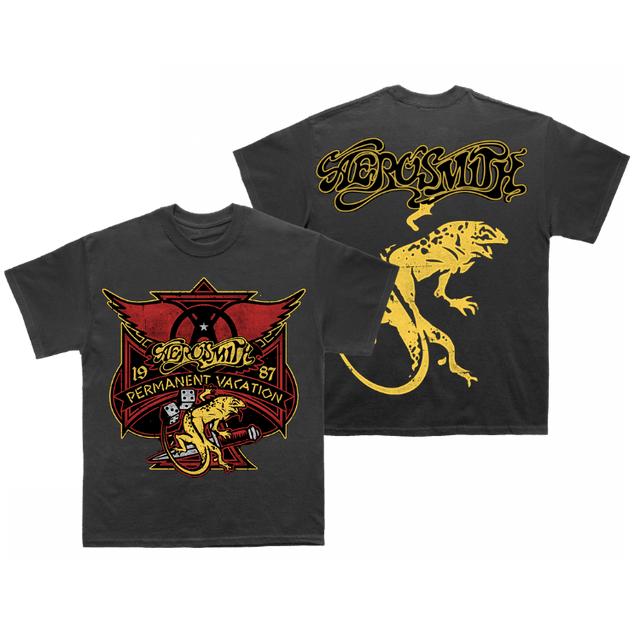 AEROSMITH 1987 PERMANENT VACATION TSHIRT - Allstarelite.com