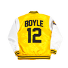 BAD NEWS BEARS TANNER BOYLE YELLOW YOUTH SATIN JACKET - Allstarelite.com