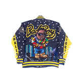 BadBoy Biggie Smalls Nightlife Satin Jacket Yellow - Allstarelite.com