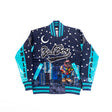 BADBOY NIGHTLIFE SATIN JACKET BLACK/BLUE - Allstarelite.com