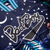 BADBOY NIGHTLIFE SATIN JACKET BLACK/BLUE - Allstarelite.com