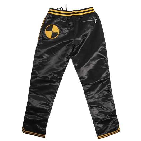 BLACK ASAP TESTING SATIN PANTS - Allstarelite.com