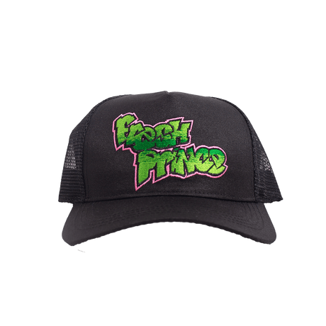 BLACK FRESH PRINCE TRUCKER HAT - Allstarelite.com