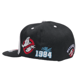 BLACK GHOSTBUSTERS FITTED HAT - Allstarelite.com