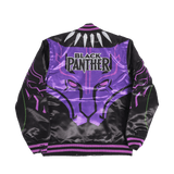 BLACK PANTHER YOUTH SATIN JACKET BLACK - Allstarelite.com