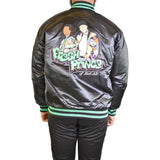 Black The Fresh Prince of Bel-Air Jazzy Jeff Satin Jacket - Allstarelite.com