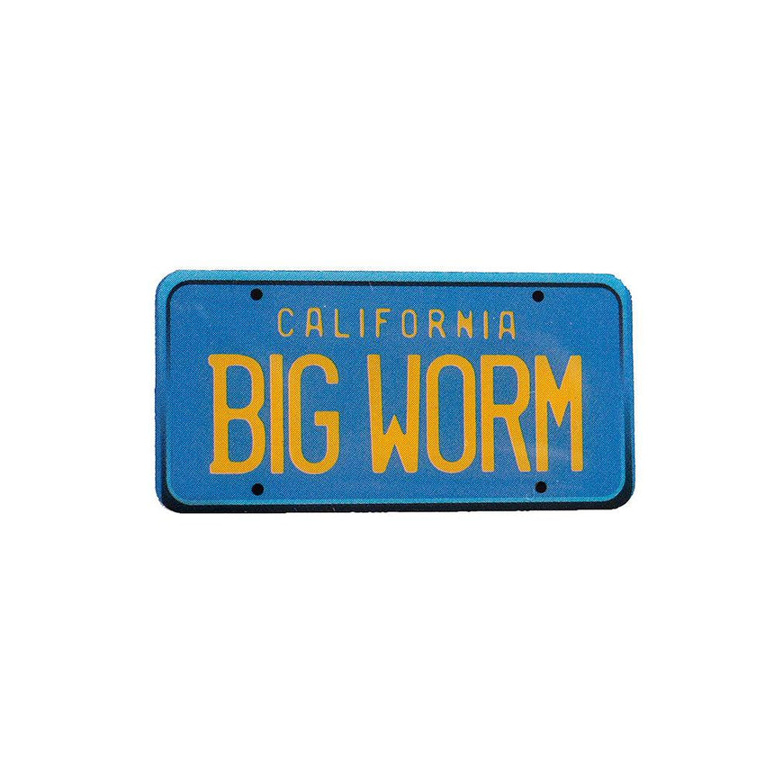 BLUE/YELLOW BIG WORM PLATE PIN - Allstarelite.com