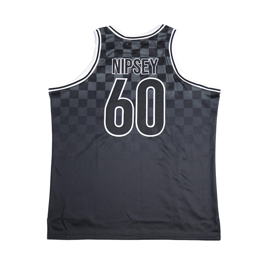 BOOGIE NIPSEY HUSSLE BLACK BASKETBALL JERSEY - Allstarelite.com