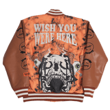 BRAND X ASTRO WORLD BROWN YOUTH VARSITY JACKET - Allstarelite.com