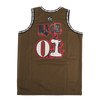 BRAND X ASTROWORLD OLIVE BASKETBALL JERSEY - Allstarelite.com