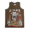 BRAND X ASTROWORLD YOUTH OLIVE BASKETBALL JERSEY - Allstarelite.com