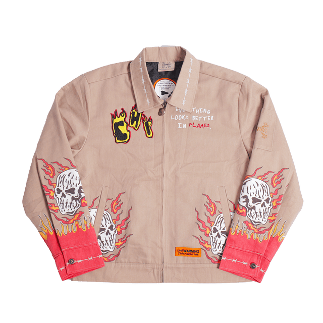 BRAND X CHICAGO FLAMES WORK YOUTH JACKET - Allstarelite.com