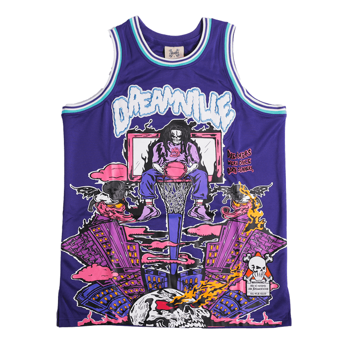 BRAND X DREAMVILLE PURPLE BASKETBALL JERSEY - Allstarelite.com