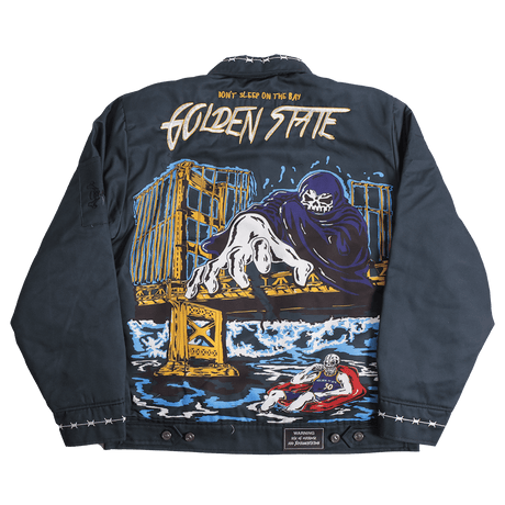 BRAND X GOLDEN STATE BLACK WORK JACKET - Allstarelite.com