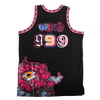 BRAND X JUICE WRLD 999 BLACK BASKETBALL JERSEY - Allstarelite.com