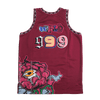 BRAND X JUICE WRLD 999 CRANBERRY BASKETBALL JERSEY - Allstarelite.com