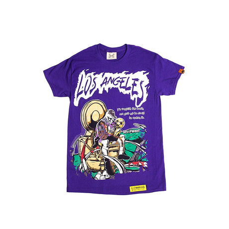 BRAND X LOS ANGELES PURPLE TSHIRT - Allstarelite.com