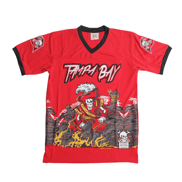 BRAND X PIRATE IN TAMPA YOUTH FOOTBALL JERSEY - Allstarelite.com