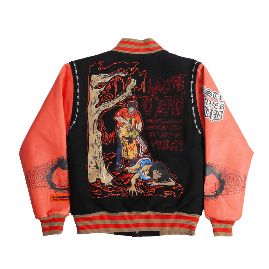 BRAND X TEXAS CHAINSAW MASSACRE VARSITY JACKET - Allstarelite.com