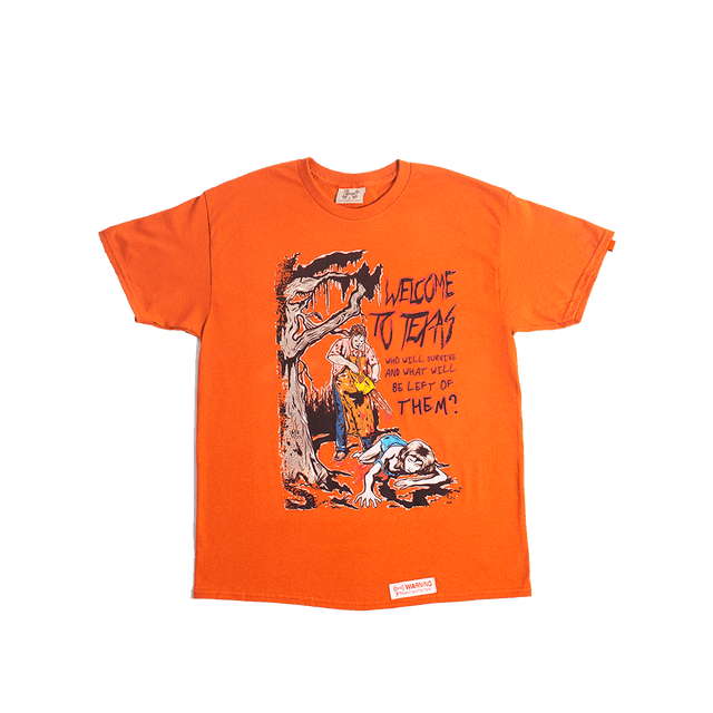 BRAND X WELCOME TO TEXAS ORANGE TSHIRT - Allstarelite.com