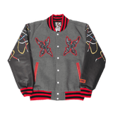 BRAND X YOU ARE TERMINATED VARSITY JACKET - Allstarelite.com